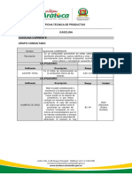 Fichas Tecnica Gasolina PDF