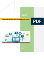 Aprendizaje Basado en Proyectos Usando La Web