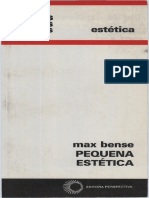 BENSE, Max. - Pequena Estética PDF