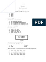 Kertas 1 Matematik Tahun 4