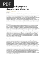 Tempo e Espaço na Arquitetura Moderna.docx