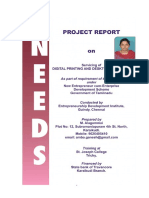 Digital Printing and Desktop Publishing Project Report
