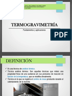 Termogravimetría