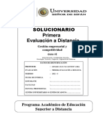 Solucionario 1ra Evaluacion a Distancia PEAD 2012 - I