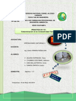 Determinación de Conductividad Termica - UNDAC