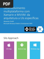 Desenvolvimento multiplataforma com Xamarin e MVVM