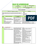 Planificación Unidad - 2 - Ciencias - 4°