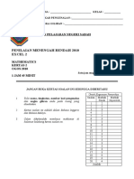 Percubaan PMR 2010 Mathematics p2 - Sabah