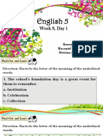 English Week 8 Q1, D1-2