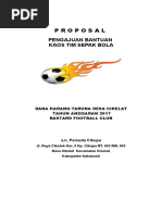 Proposal Kostum & Sepatu