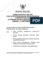 Pengukuhan Dewan Kesenian Kabupaten Malang