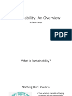 Sustainability: An Overview: by David Carrega