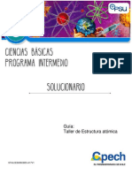 2017 Solucionario CB33 Clase 8 Taller de Estructura Atómica