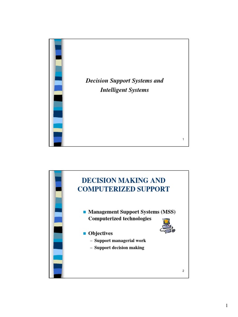 Managerial Decision Support Systems Overview | PDF