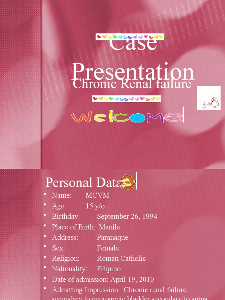 Chronic Renal Failure Case Study | PDF | Kidney | Nephrology