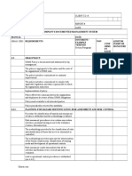 ISO 18001 Checklist