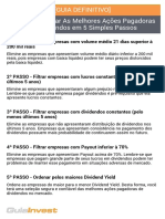 Guia Definitivo Como Selecionar Pagadoras Dividendos PDF