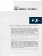Appendix D - Standard Library Functions