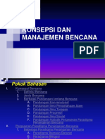 Pertemuan - 3 Konsepsi Dan Manajemen Bencana