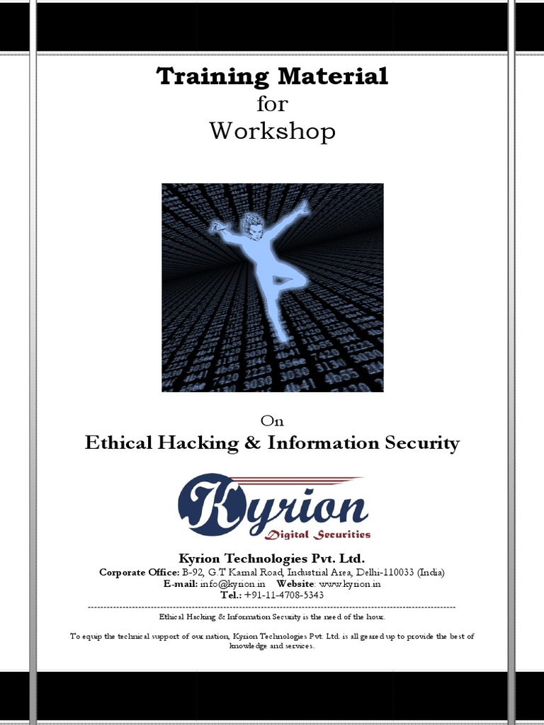 Ethical Hacking Training Guide | PDF | Security Hacker | Proxy Server