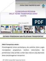 Paparan Diklat Teknis STTD Pola Blu (Sosialisasi)