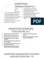 Kompetensi Pemrograman Dasar & KFD Xi-1