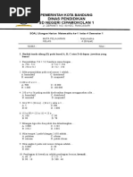 Soal ULANGAN HARIAN KE-1 Matematika Kelas 4 Semester 1