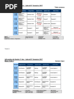 Horarios II Semestre 2017 Laboral Informática de Gestão