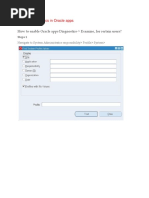 Enable Diagnostics in Oracle Apps