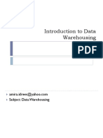 01 Introduction To Data Warehousing
