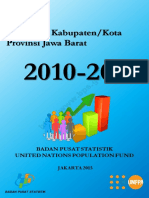 Proyeksi Penduduk Kabupaten Kota Provinsi Jawa Barat 2010 2020