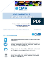 CMR Paints Study IMG Report 2016