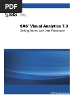 SAS VA 7.3 Getting Started With Data Preparation