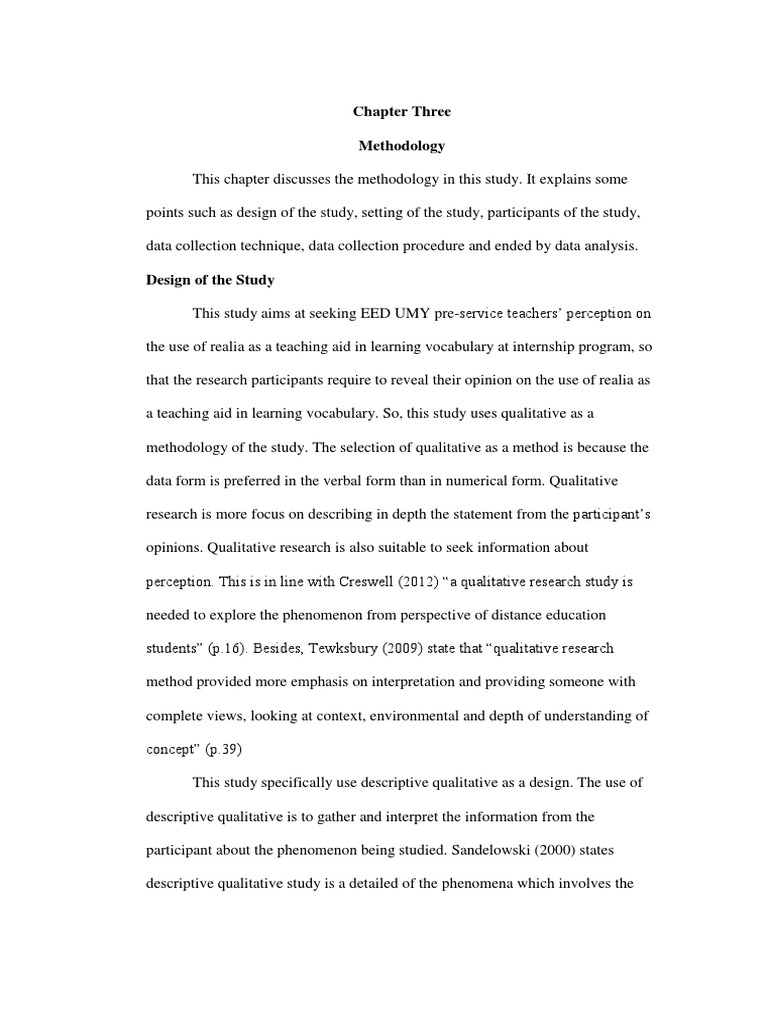 Methodology Of Skripsi Qualitative Research Interview