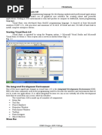 Visual Basic 6 0 Notes Short