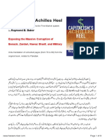Capitalism's Achilles Heel - Exposing Massive Corruption of Nawaz Sharif Benazir Bhutto and The Military - Urdu Version PDF