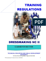 TR - Dressmaking (Casual) NC II