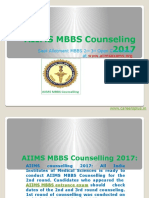 Aiims Mbbs Counseling 2017