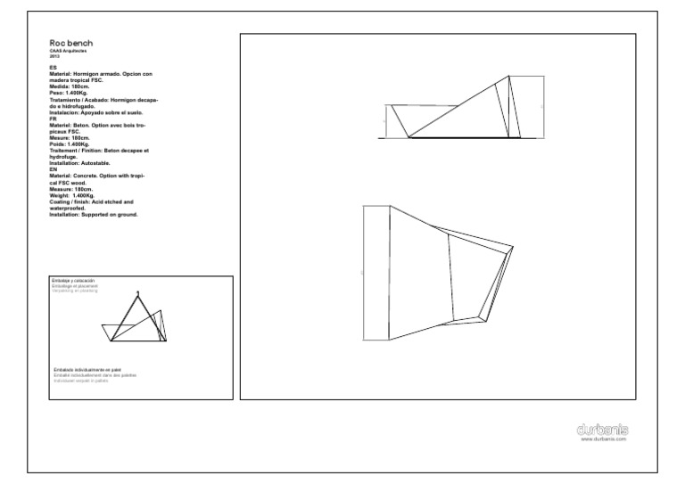 Roc Bench by CAAS Arquitectes | PDF