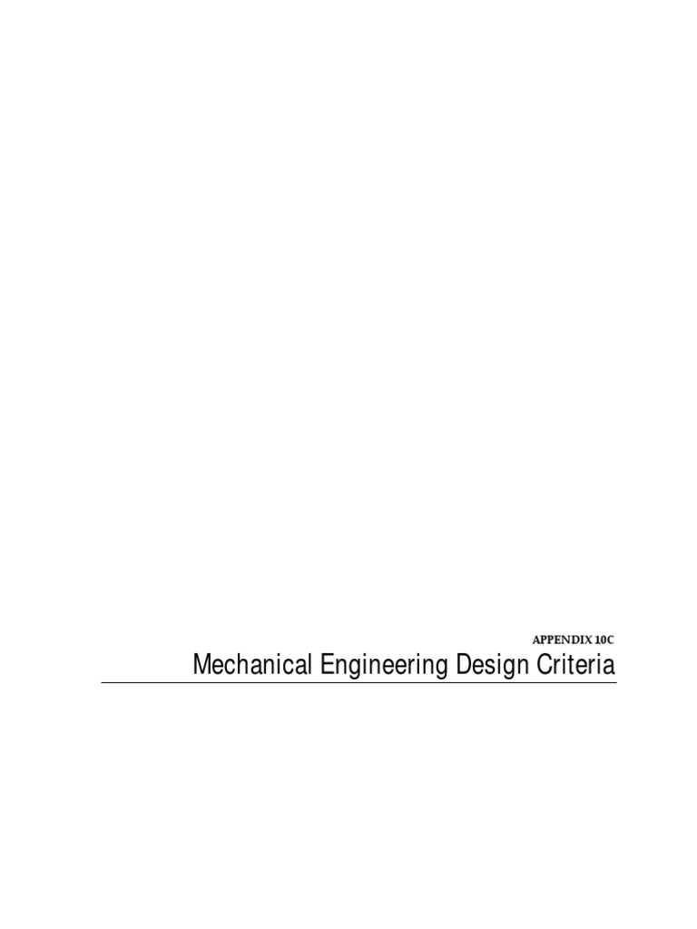Mechanical Engineering Design Standards | PDF