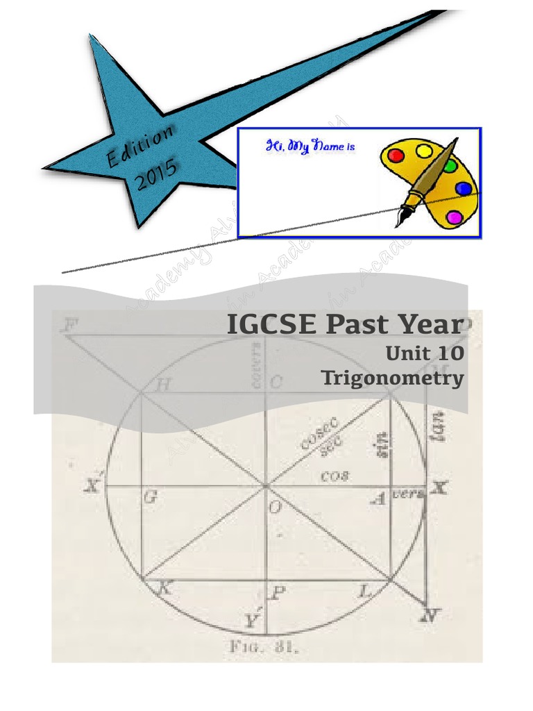 10 Trigonometry Trigonometric Functions Sine