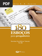 180 Esboços Para Pregadores