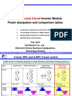 Advanced 3-Level: T-Type Inverter Module Power Dissipation and Comparison Tables