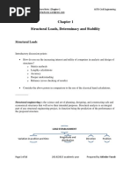 Chapter 1 Structural Loads Determinacy and Stability