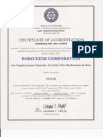 Porex LTO Accreditation DEALER Until DEC 29 2016 PDF