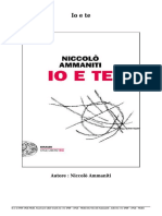 Scaricare Libri Gratis Io e Te (PDF - EPub - Mobi) Di Niccolò Ammaniti