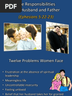 The Responsibility of A Husband and Father