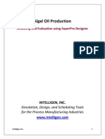 12 - Algal Oil Production - Super Pro Designer