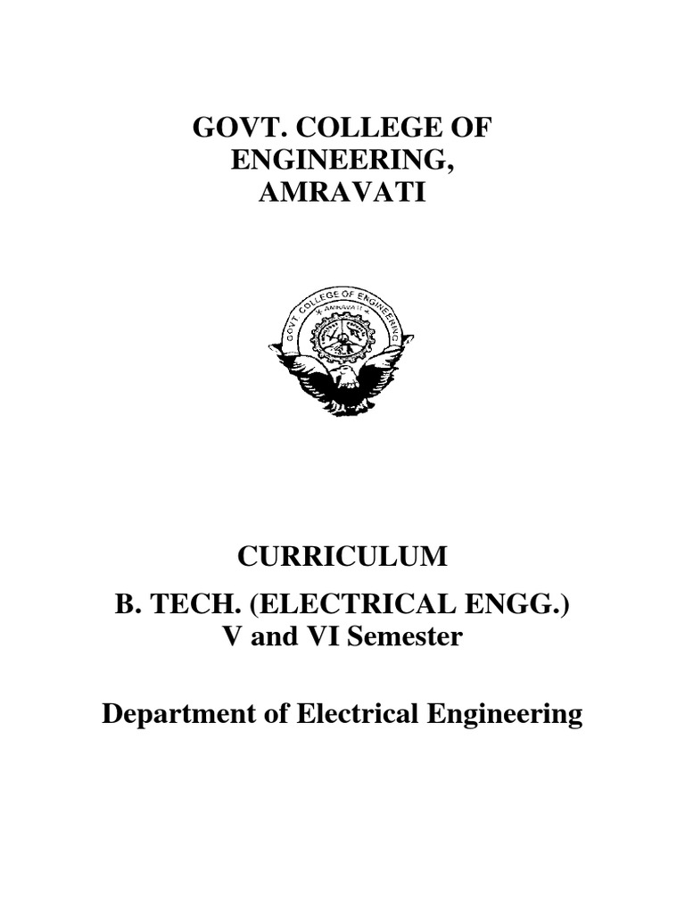 B.tech. III Electrical Engg 20122013 PDF Power Inverter