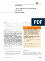 A Focused Systematic Review of Pharmacological Treatment For Borderline Personality Disorder